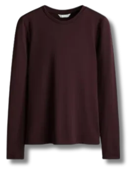 Tshirt Rib Collar Detail